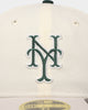New Era New York Mets 'Chrome White Dark Green' 59FIFTY Retro Crown Fitted Chrome White Dark Green