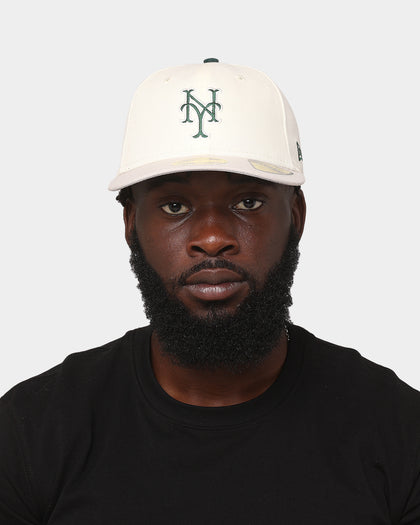 New Era New York Mets 'Chrome White Dark Green' 59FIFTY Retro Crown Fitted Chrome White Dark Green