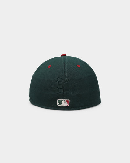 New Era Los Angeles Dodgers 'Beets & Greens' 59FIFTY Retro Crown Fitted Dark Green/Cardinal