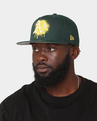 New Era Oakland Athletics 'Spray Paint Glow' 59FIFTY Fitted Original Team Colours