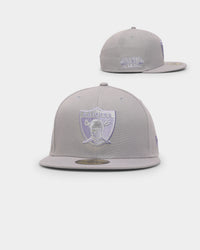 New Era Las Vegas Raiders 'Purple Smoke' 59FIFTY Fitted Grey/Lavender