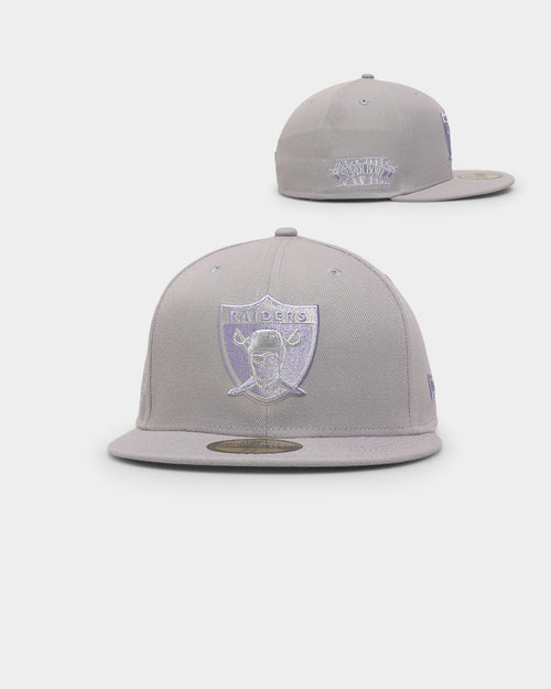 New Era Las Vegas Raiders 'Purple Smoke' 59FIFTY Fitted Grey/Lavender