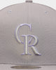 New Era Colorado Rockies 'Purple Smoke' 59FIFTY Fitted Grey/Lavender