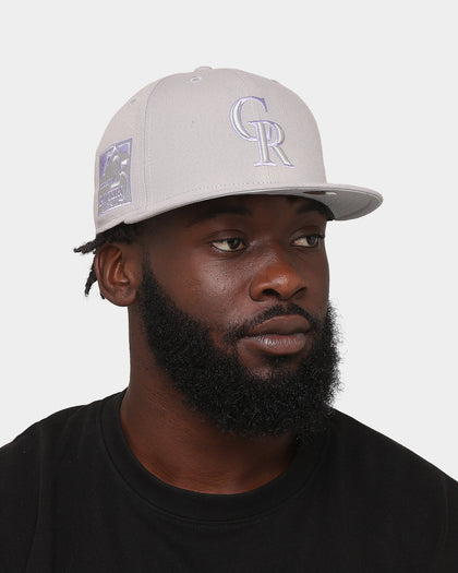 New Era Colorado Rockies 'Purple Smoke' 59FIFTY Fitted Grey/Lavender