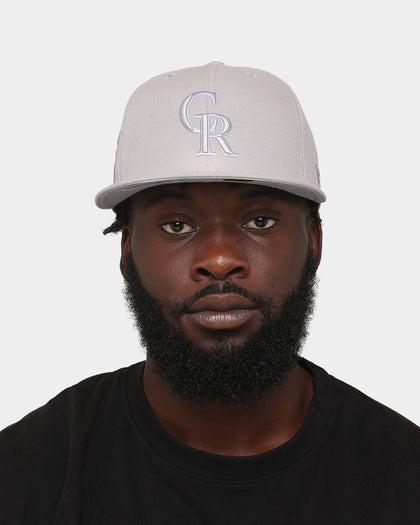 New Era Colorado Rockies 'Purple Smoke' 59FIFTY Fitted Grey/Lavender