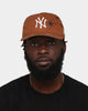 New Era New York Yankees 'Spider Crown' Old Golfer Snapback Chocolate