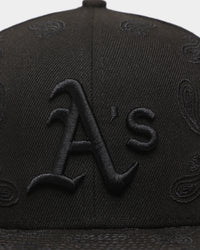 New Era Oakland Athletics 'Paisley All Over' 59FIFTY Fitted Paisley/Black