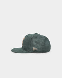 New Era Milwaukee Brewers 'Forest Suede & Camel' 59FIFTY Fitted Dark Green