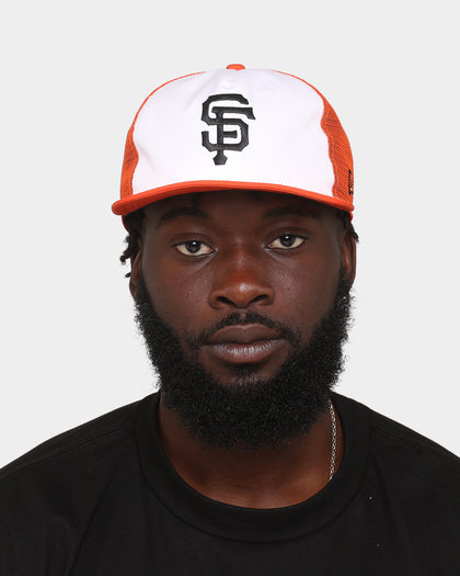 New Era San Francisco Giants 'Team Two-Tone' Prolight Old Golfer Trucker Snapback White/OTC