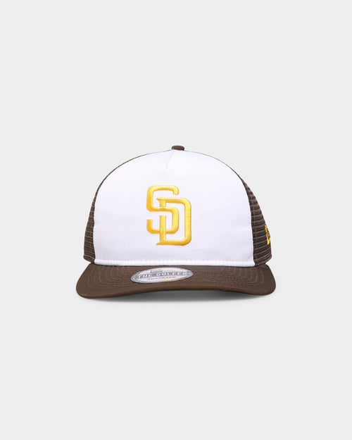 New Era San Diego Padres 'Team Two-Tone' Prolight Old Golfer Trucker Snapback White/OTC