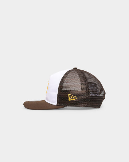 New Era San Diego Padres 'Team Two-Tone' Prolight Old Golfer Trucker Snapback White/OTC