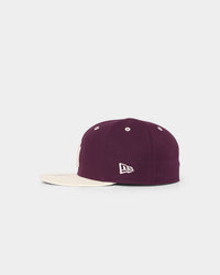 New Era New York Yankees 59FIFTY Fitted Plum/Chrome White