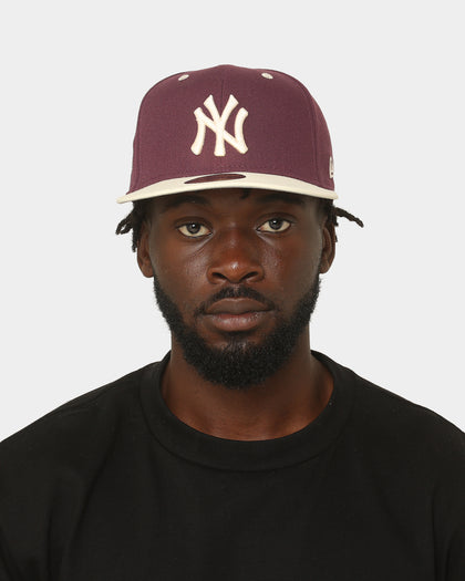 New Era New York Yankees 59FIFTY Fitted Plum/Chrome White