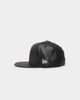 New Era New York Yankees 'PU Leather' 59FIFTY Fitted Black Leather