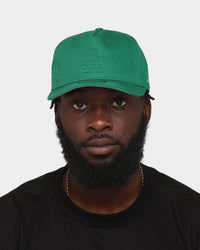 New Era Los Angeles Dodgers 'Kelly Green Embossed Logo' Old Golfer Snapback Kelly Green