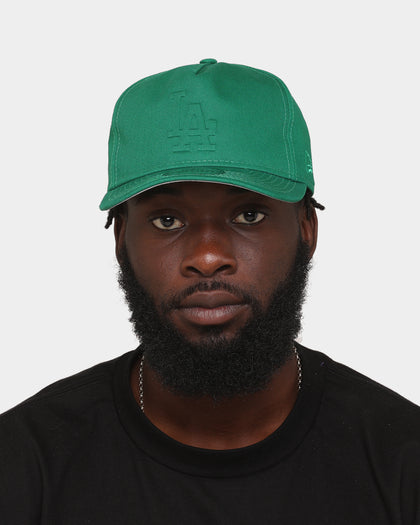 New Era Los Angeles Dodgers 'Kelly Green Embossed Logo' Old Golfer Snapback Kelly Green