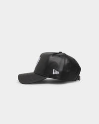 New Era Las Vegas Raiders 'PU Leather' 9FORTY K-Frame Black Leather