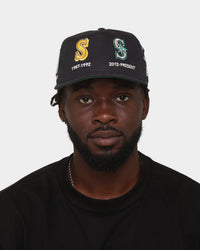 New Era Seattle Mariners 'Logo Evolution' Golfer Snapback Golfer Collection Navy