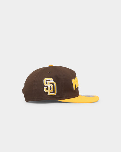 New Era San Diego Padres 'Chenille' Golfer Snapback Brown
