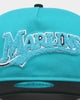 New Era Florida Marlins 'Chenille' Golfer Snapback Teal