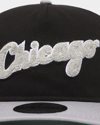 New Era Chicago White Sox 'Chenille' Golfer Snapback Black