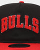 New Era Chicago Bulls 'Chenille' Golfer Snapback Black