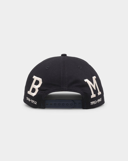 New Era Atlanta Braves 'Logo Evolution' Golfer Snapback Golfer Collection Navy