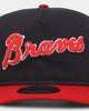 New Era Atlanta Braves 'Chenille' Golfer Snapback Navy
