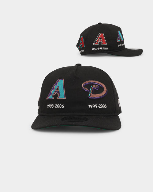 New Era Arizona Diamondbacks 'Logo Evolution' Golfer Snapback Collection Black