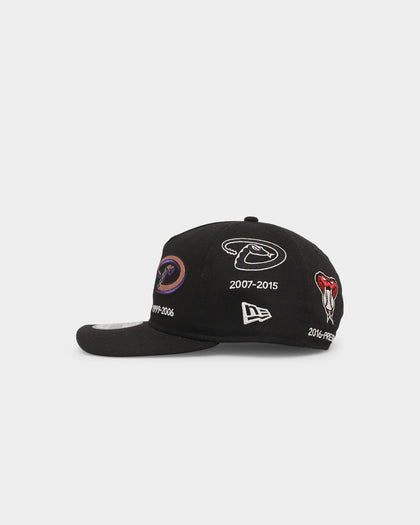 New Era Arizona Diamondbacks 'Logo Evolution' Golfer Snapback Collection Black