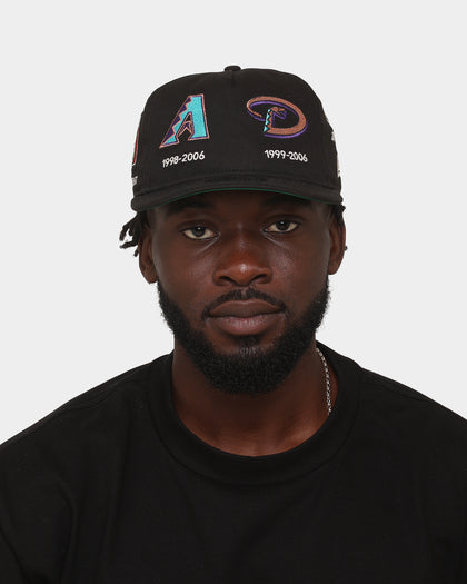 New Era Arizona Diamondbacks 'Logo Evolution' Golfer Snapback Collection Black