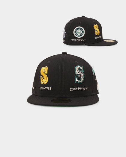 New Era Seattle Mariners 'Logo Evolution' 59FIFTY Fitted Navy