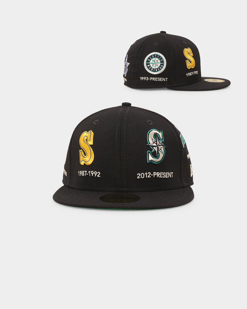 New Era Seattle Mariners 'Logo Evolution' 59FIFTY Fitted Navy