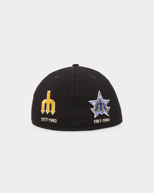 New Era Seattle Mariners 'Logo Evolution' 59FIFTY Fitted Navy