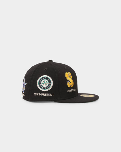 New Era Seattle Mariners 'Logo Evolution' 59FIFTY Fitted Navy