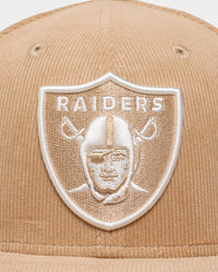 New Era Oakland Raiders 'Classic Corduroy' 59FIFTY Fitted Wheat