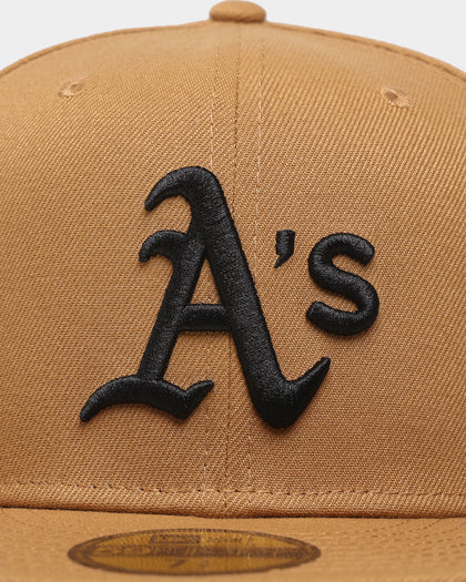 New Era Oakland Athletics 'Wheat Black World Series' 59FIFTY Fitted Wheat/Black