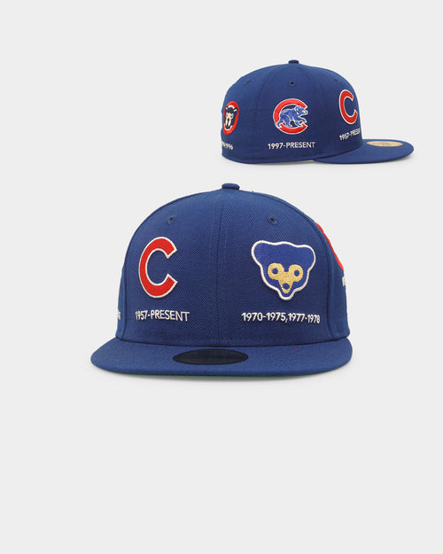 New Era Chicago Cubs 'Logo Evolution' 59FIFTY Fitted Light Royal