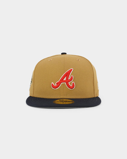 New Era Atlanta Braves 'Midnight Harvest 2-Tone' 59FIFTY Fitted Wheat/Navy