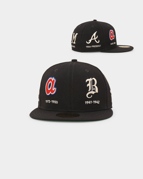 New Era Atlanta Braves 'Logo Evolution' 59FIFTY Fitted Navy