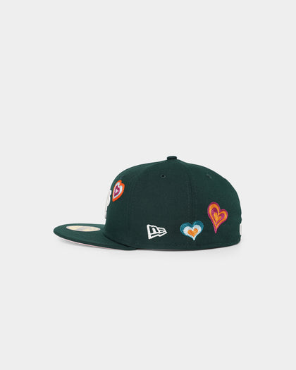 New Era Oakland Athletics 'Chain Stitch Heart' 59FIFTY Fitted Multi-Coloured