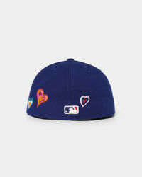 New Era Los Angeles Dodgers 'Chain Stitch Heart' 59FIFTY Fitted Multi-Coloured
