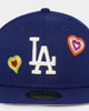 New Era Los Angeles Dodgers 'Chain Stitch Heart' 59FIFTY Fitted Multi-Coloured