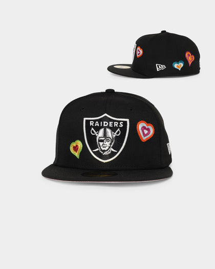New Era Las Vegas Raiders 'Chain Stitch Heart' 59FIFTY Fitted Multi-Coloured