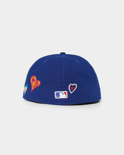 New Era Chicago Cubs 'Chain Stitch Heart' 59FIFTY Fitted Multi-Coloured