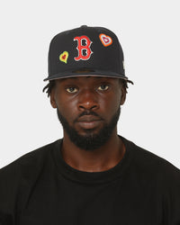 New Era Boston Red Sox 'Chain Stitch Heart' 59FIFTY Fitted Multi-Coloured