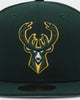 New Era Milwaukee Bucks 'Green And Gold' 59FIFTY Fitted Green/Gold