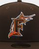 New Era Florida Marlins 'Walnut Orange' 59FIFTY Fitted Brown/Orange