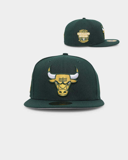 New Era Chicago Bulls 'Green And Gold' 59FIFTY Fitted Green/Gold
