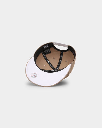 New Era Los Angeles Dodgers 9FIFTY High Profile Retro Crown Snapback Tumbleweed/White